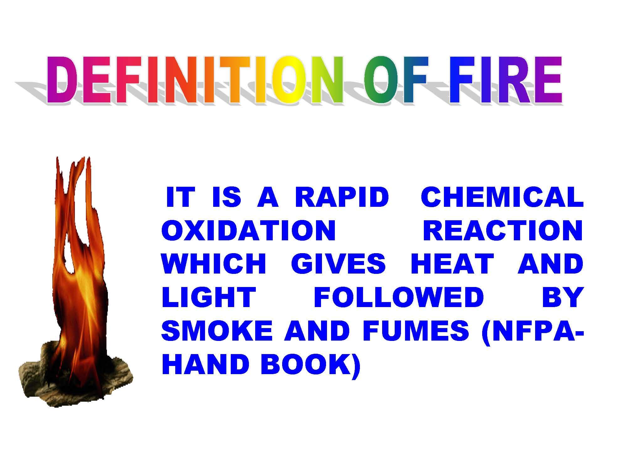 Define Fire 1 